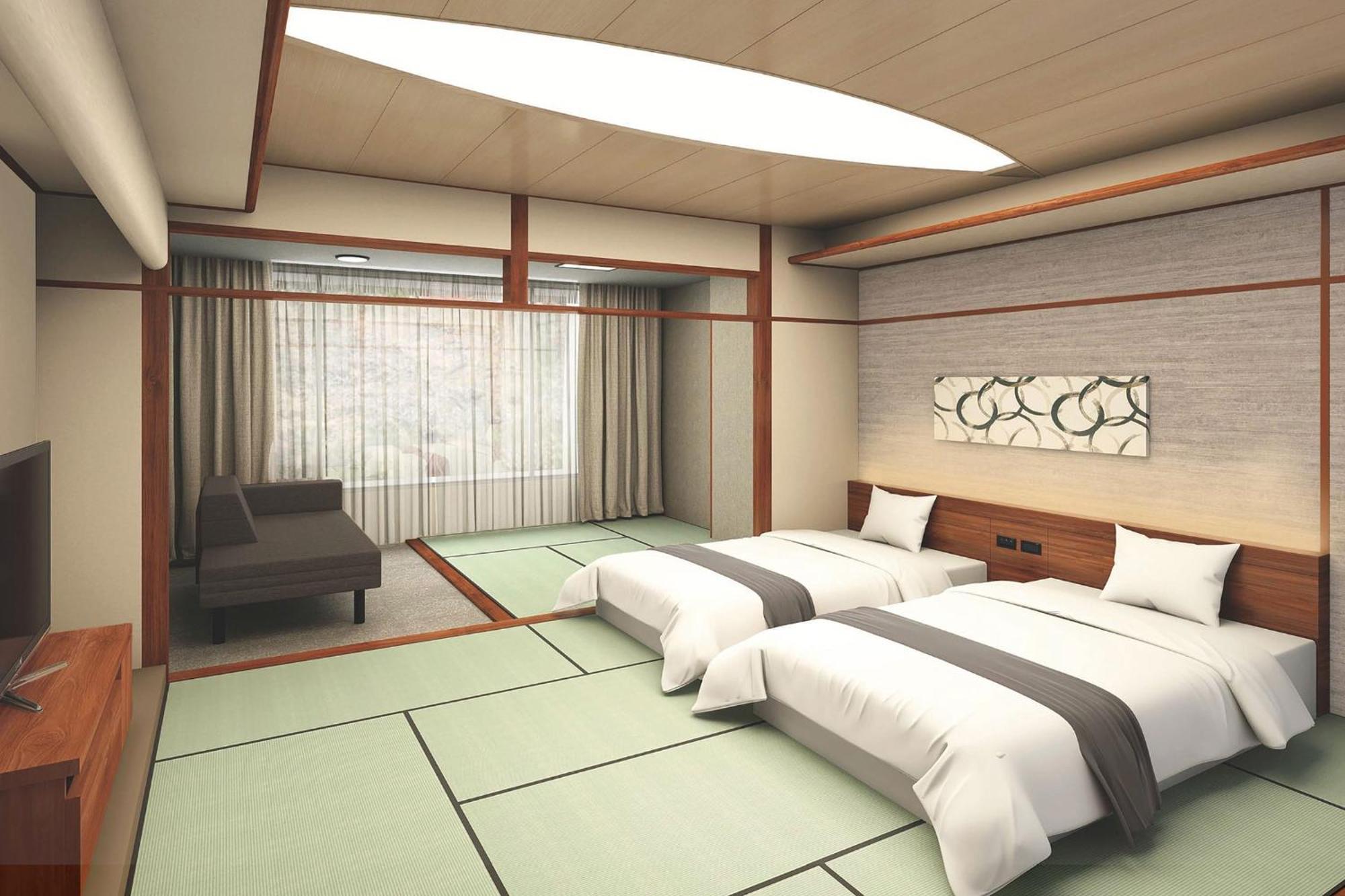 Hotel Ooedo Onsen Monogatari Ikaho Shibukawa Zewnętrze zdjęcie